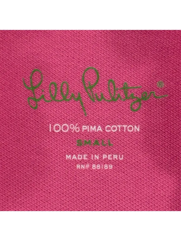 Lilly Pulitzer Pink Ruffle Front Sleeveless Pima Cotton Dress Women’s Small - Image 7
