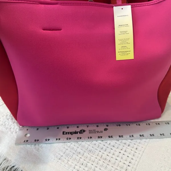 Summersalt Anthropologie neoprene summer beach tote bag BT 2647 - Image 3
