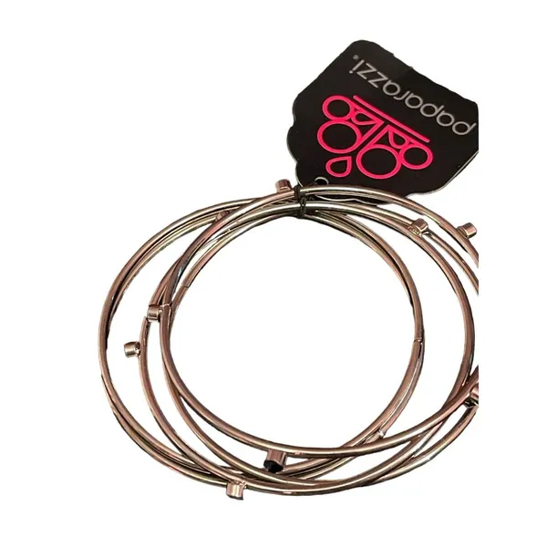 Paparazzi Silver Bangle Bracelets Set Stackable‎ Trendy Jewelry Accessories R-70 - Image 3