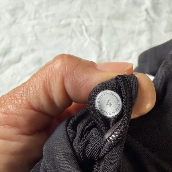 Lululemon Women's Black Camouflage Sports Bra - Image 5