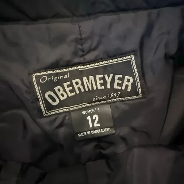 Obermeyer women’s vintage black snow pants ski size 12 - Image 4