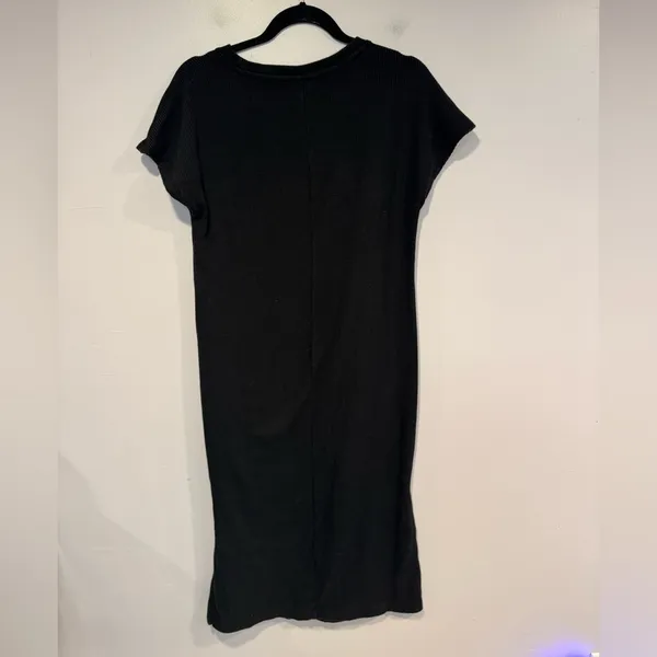Black ribbed old navy‎ maxi dress - Image 4