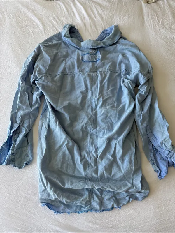 We The Free Chambray Cotton button-up tunic - Image 3