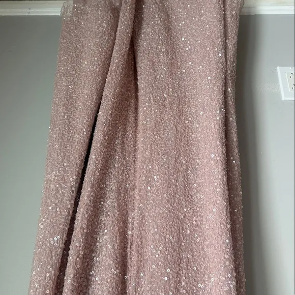 NEW MAC DUGGAL Sequined Drop Shoulder Trumpet Gown 18 - Image 6