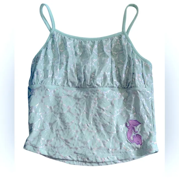 Disney Little Mermaid Shell Print Mesh Cami - Image 3