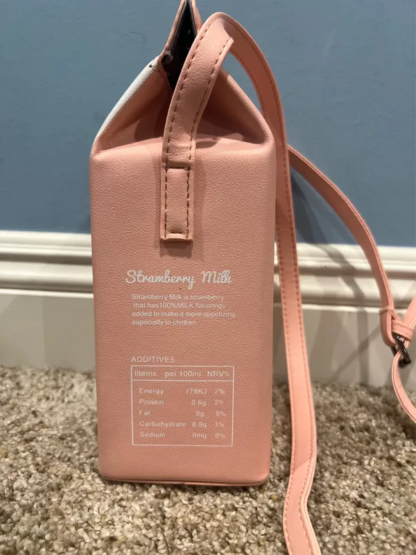 Strawberry Milk crossbody purse - Image 3