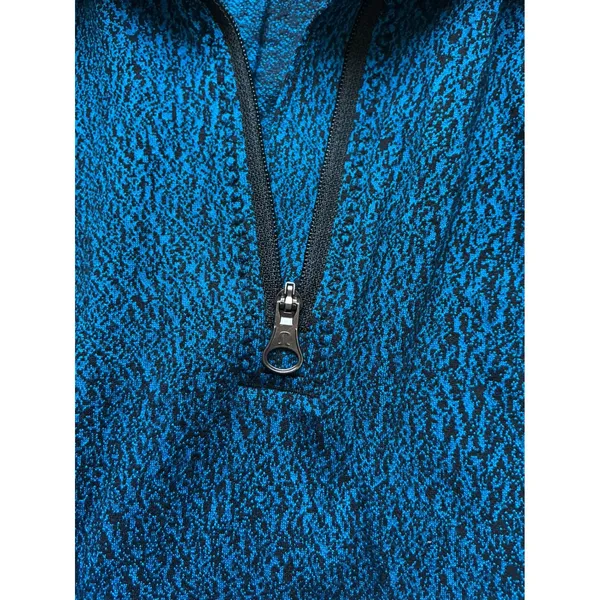 Lululemon Blue Black Static Print Half Zip Pullover Long Sleeve Top Size 4 - Image 7