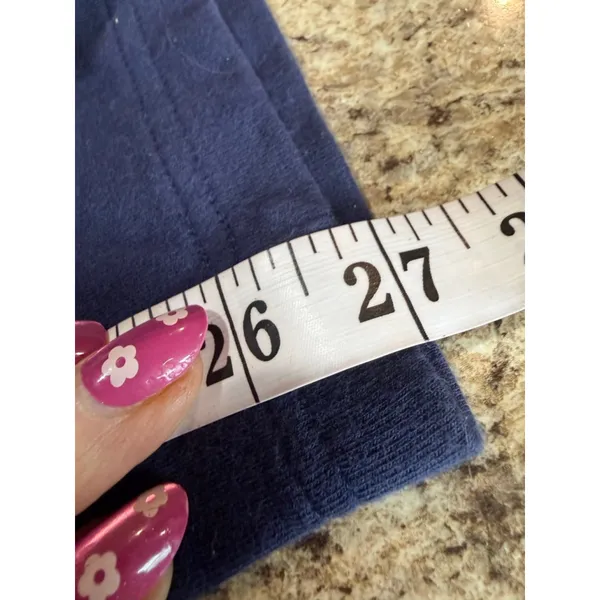 Women's Appleseed's Navy Wide Leg Pants L - Image 4