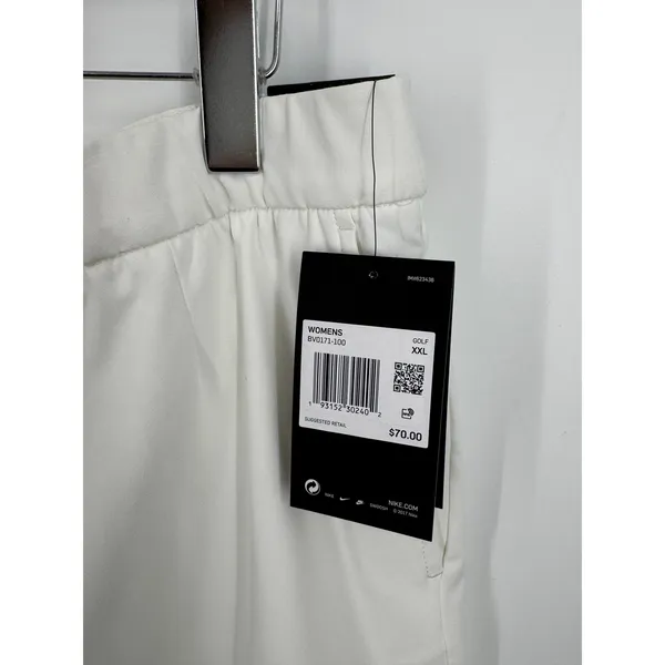 Nike Dri-Fit Flex golf shorts women's 2XL standard fit performance white NEW - Image 8