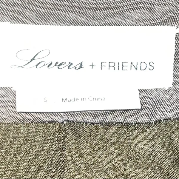 Lovers + Friends Olive Green Double-Breasted Trench Short Coat/Long Jacket-Sz S - Image 12