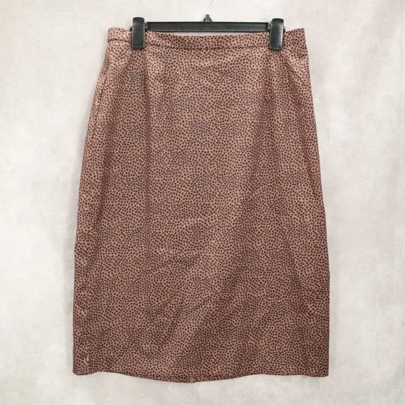 Sag Harbor Animal Print Brown Wild‎ Safari Grunge Goth Party Fun Skirt Plus 16 - Image 2