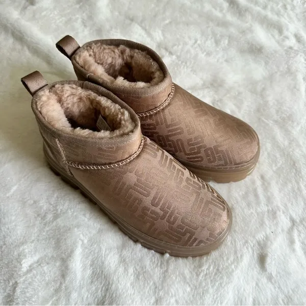 UGG Classic Ultra Mini Monogram Boots Women’s Size 5 - Image 2