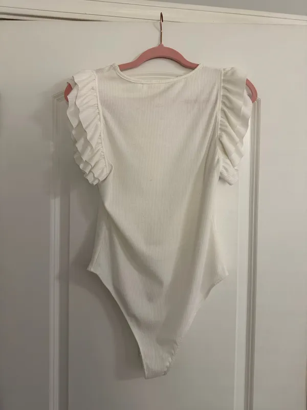 White Bodysuit Size M - Image 2