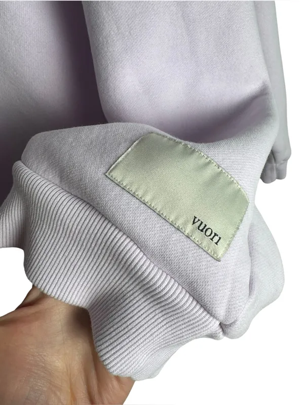Vuori Women's Restore Oversized Crew 2.0 Lavender Ice - Image 4