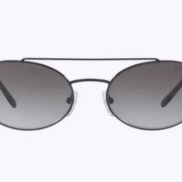 Prada 61mm Oval Sunglasses silver - Image 2