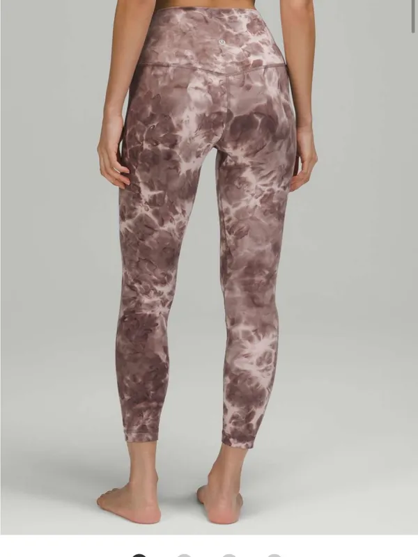 Lululemon Align High-Rise Pant díaMond dye brown white beige color lunar size 2 - Image 2