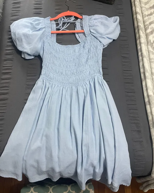 Princess Polly Mini Blue Dress - Image 4