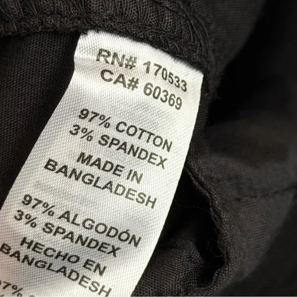 Canada Weather Gear Pants Cargo Flex 4 Way Stretch Lightweight Gorpcore Black - Image 12