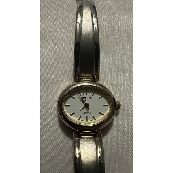 Rumours Quartz Women's Silver‎ Tone Oval Dial Dress Watch Japan Movt 44305 - Image 2
