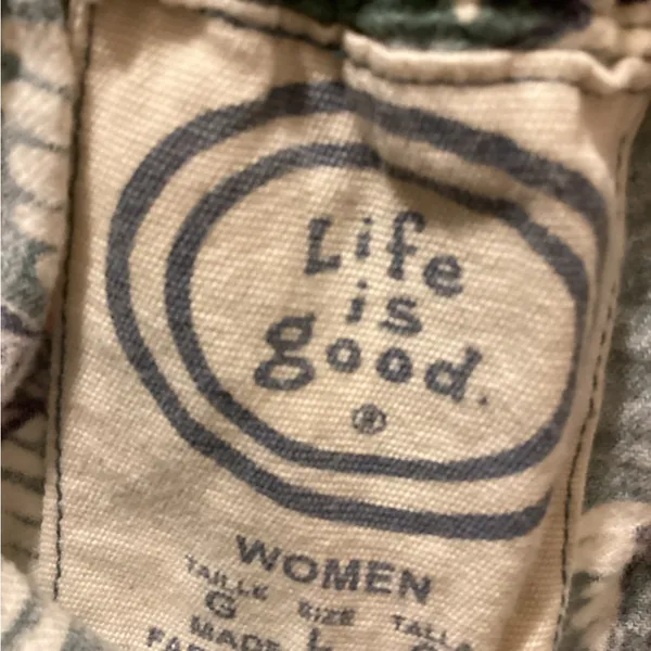 Green flannel Pajama Pants by life is good - Image 3
