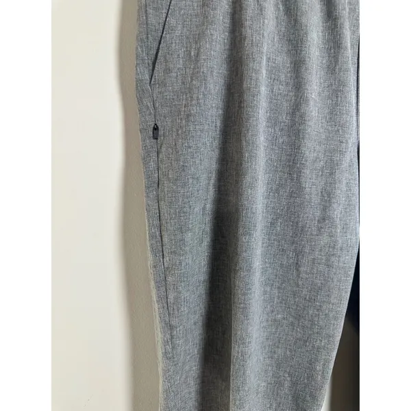 Banana Republic BR Sport Flyweight Jogger Pants Core Temp Grey Heather Womens L‎ - Image 3