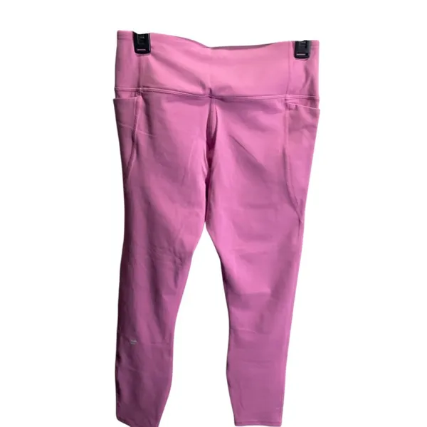 Fabletics Oasis Crossover 7/8 Leggings‎ Medium Pink Sunset Color - Image 3