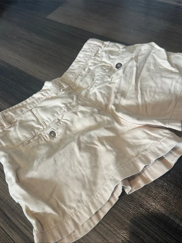 Women’s Free People Cream Khaki Shorts - Image 4