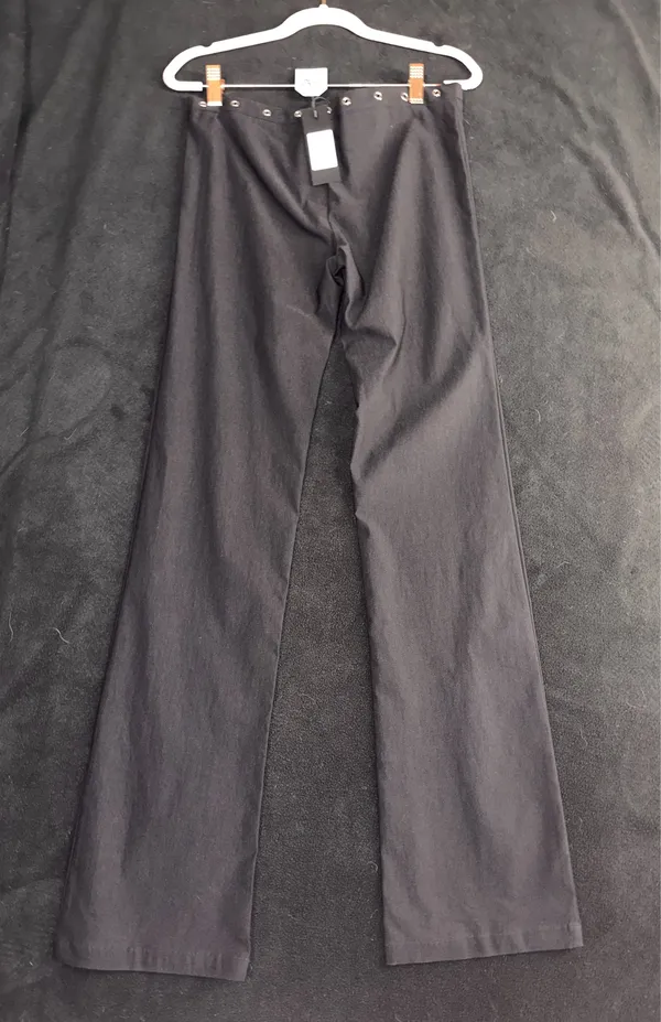 Edikted Motel Black Pants with belt - Image 4