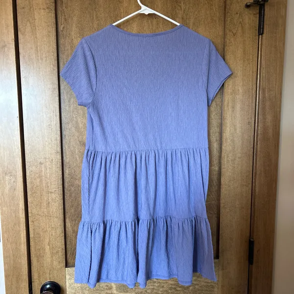 Lavender tee shirt dress - Image 2