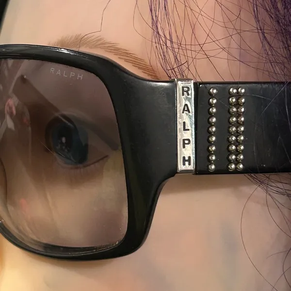 Vintage Ralph Lauren Stylish Black Sunglasses - Image 3