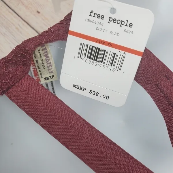 FREE People‎ Dusty Rose Lace Bracelet Top - Image 6