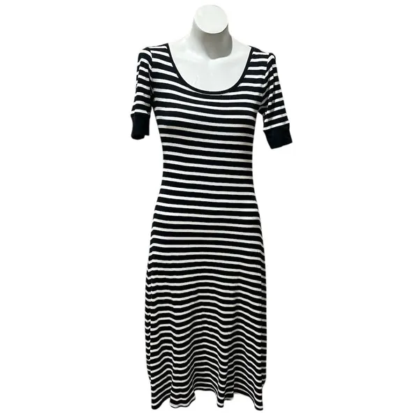 Lauren Ralph Lauren Women's Striped Bodycon Dress Black & White Standard Size S - Image 9