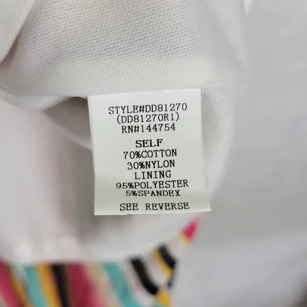 Davi & Dani Womens Dress Size S Multicolor Vertical Striped Spaghetti Strap Maxi - Image 6