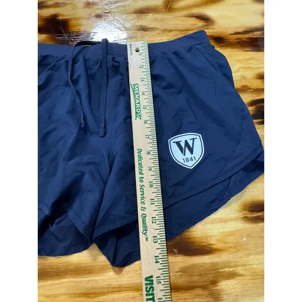 Under Armour Heat Gear Loose‎ Shorts Women’s Size Med Blue Running Sporty Active - Image 4