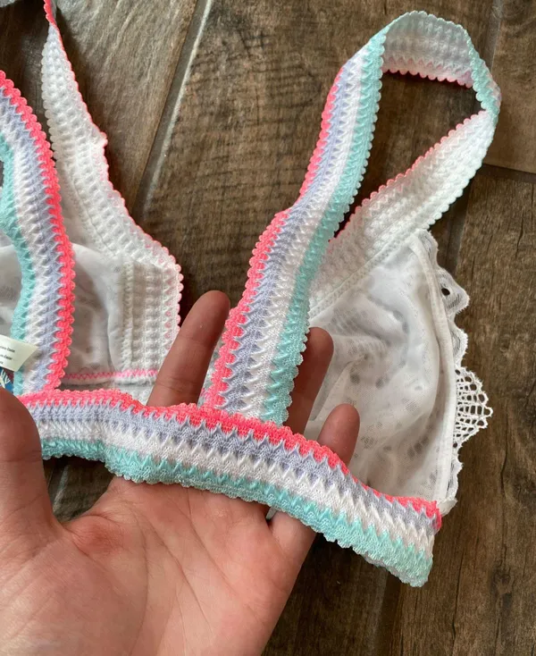 Free People Mika Lace Triangle Bralette - Image 14