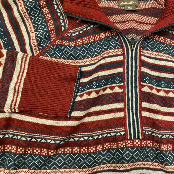 Eddie Bauer Deep Hued Faire Isles Zip - Image 3