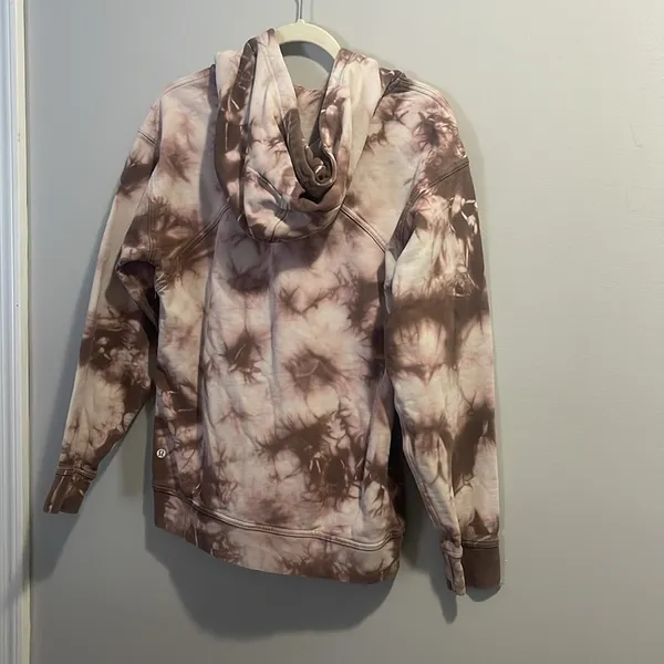 Lululemon All Yours Tie Dye Hoodie Fleece Sz 8 - Image 4