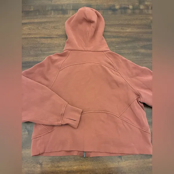 Lululemon Scuba Oversized Full-Zip XS Small Ancient Copper Sweatshirt Jacket - Image 3
