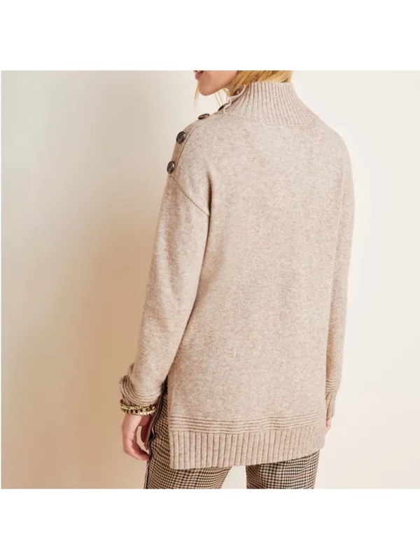 ANTHROPOLOGIE Margarita Tunic Sweater‎ Size Medium - Image 3