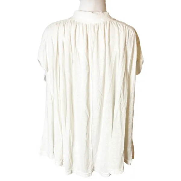 Free people Low Down Henley Top white sz M‎ - Image 6