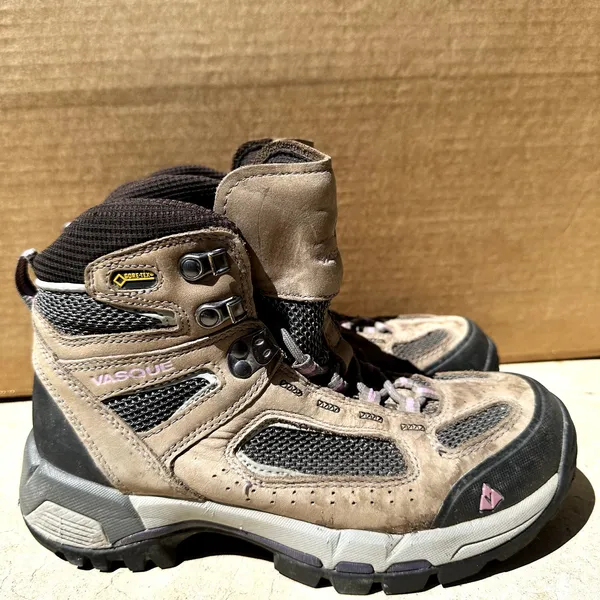Vasque Breeze 2.0 Mid GTX Hiking Boots Vibram Sole Gargoyle/African Violet 8 - Image 3