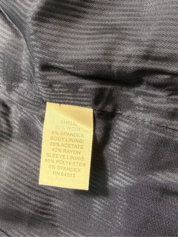 Banana Republic Dark Blue Tailored Blazer Size 8 - Image 7