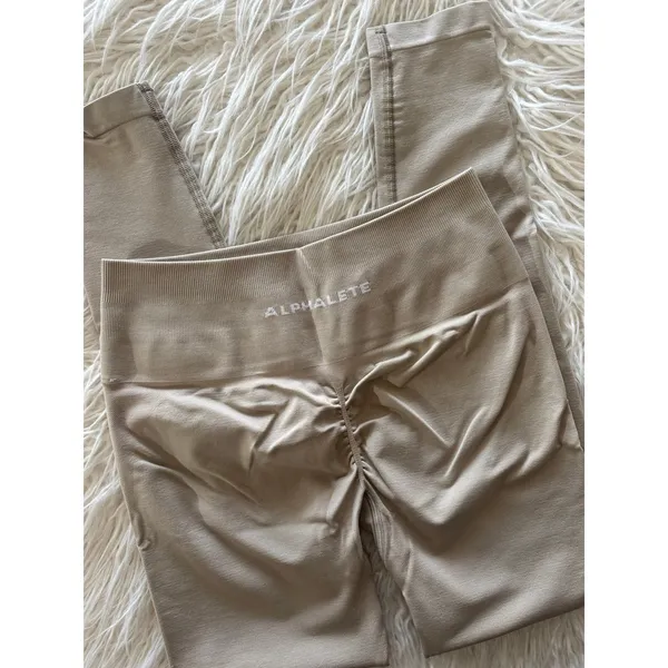 Alphalete Amplify Leggings Linen Size Medium - Image 5