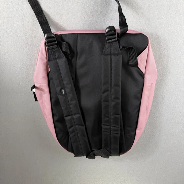 Vans Realm Backpack Pink Off The Wall Logo School Bag Laptop Sleeve Canvas - Image 2