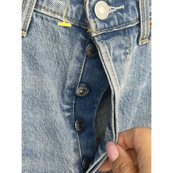Levi's Women's‎ Ribcage Straight Ankle Premium Jeans Button Fly Size 26 Q0019 - Image 3