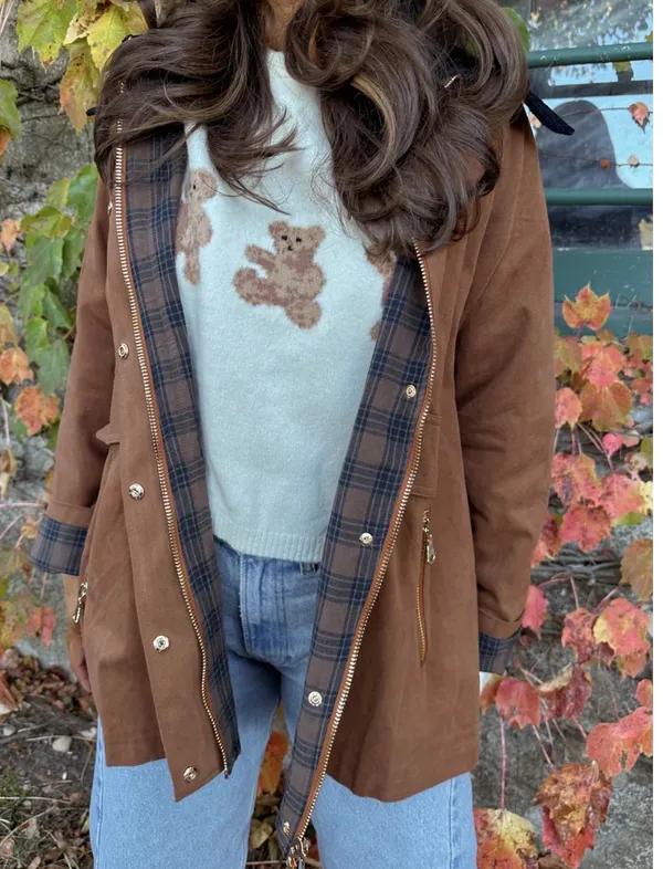 In Loom Barn Jacket - Teddy brown - Image 5