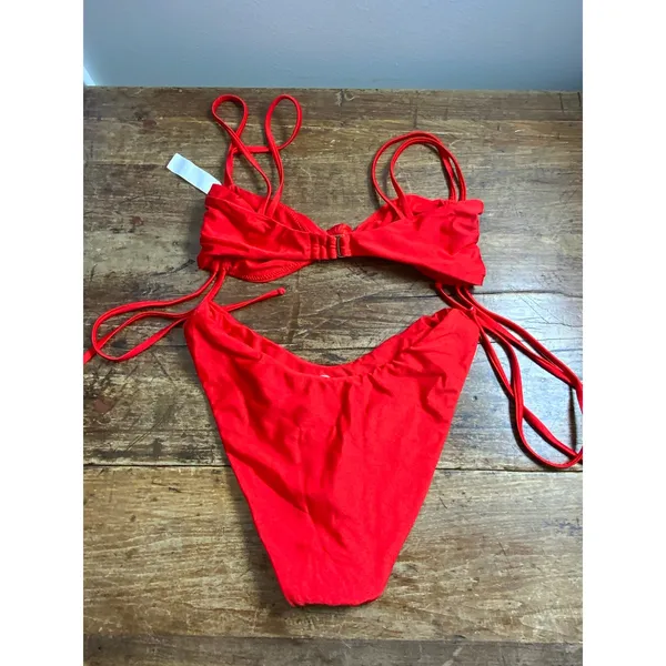 LPA Red Tia Top‎ and matching bottoms size small - Image 6