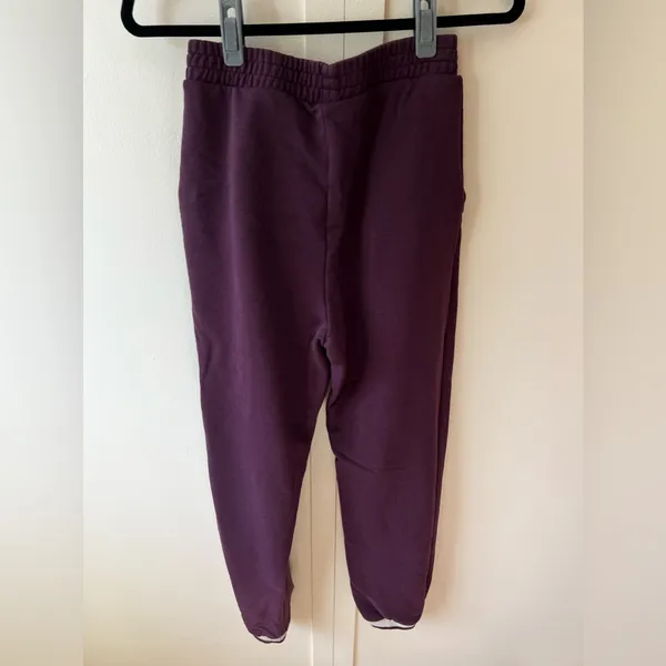 Zara Women’s Purple Preppy Cozy Joggers Sweatpants‎ Size Medium - Image 3