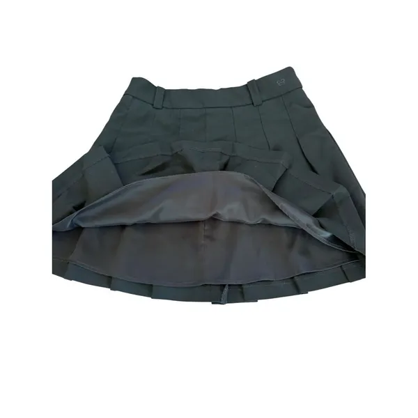 Aritzia Sunday Best Black Pleated Mini Skirt School Girl Prep Womens Size 2 - Image 3
