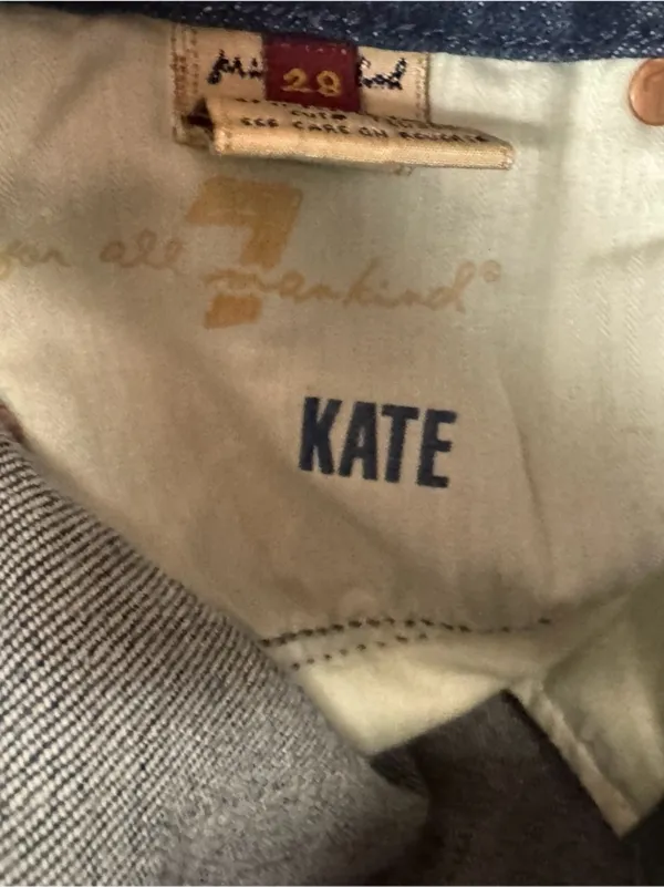 7 For All Mankind Kate Straight Leg Jeans Women’s 28 - Image 5